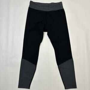 Pact Organic Leggings Womens XL Extra Large Black Gray Crossover Pureactive